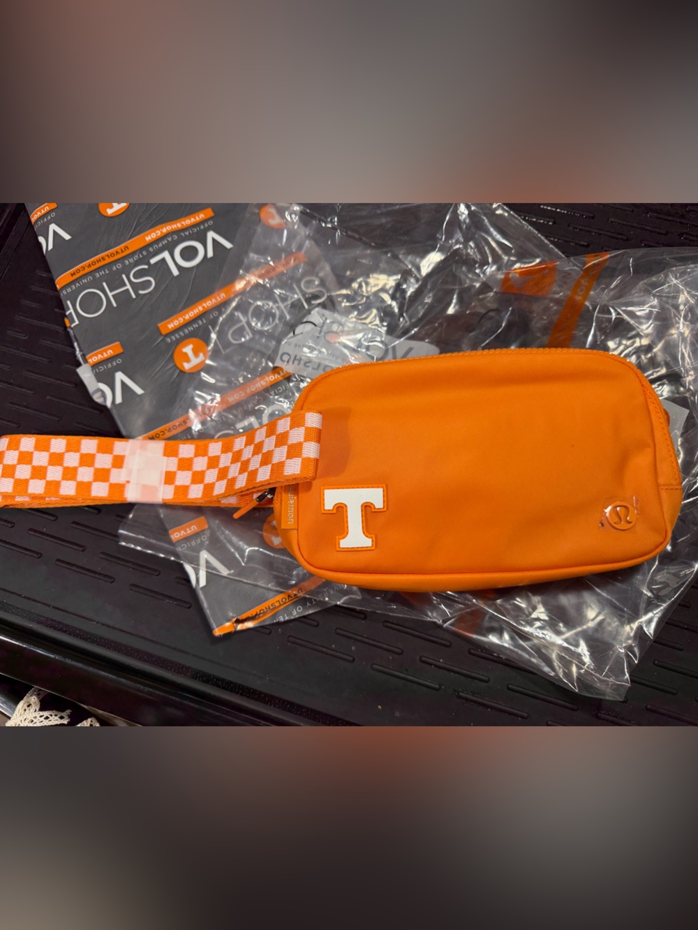 Lululemon Tennessee checkerboard bag